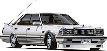 Zdjęcie dodatkowe produktu Nissan Cedric 4d Hardtop (Y30) (High Society Car Version) 1:24 Fujimi 047829