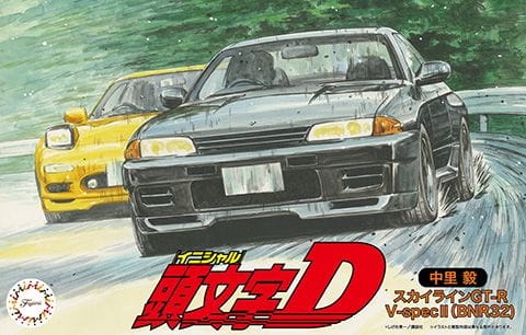 Nissan Skyline GT-R R32 (Initial D Takeshi Nakazato NightKids) 1:24 Fujimi 183695