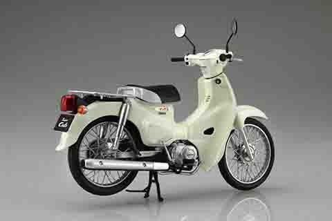 Zdjęcie dodatkowe produktu Honda Super Cub110 (Classical White) 1:12 Fujimi 142005