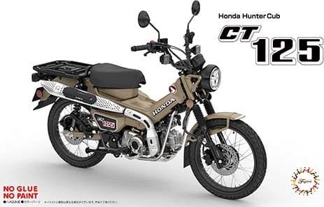 Honda CT125 (Next4, Hunter Cub/Matt Fresco Brown) 1:12 Fujimi 142074