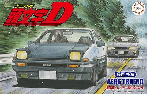 Zdjęcie główne produktu Toyota AE86 (Initial D Takumi Fujiwara) 1:24 Fujimi 183749