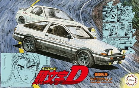 Toyota AE86 Trueno (Initial D Takumi Fujiwara) 1:24 Fujimi 183763