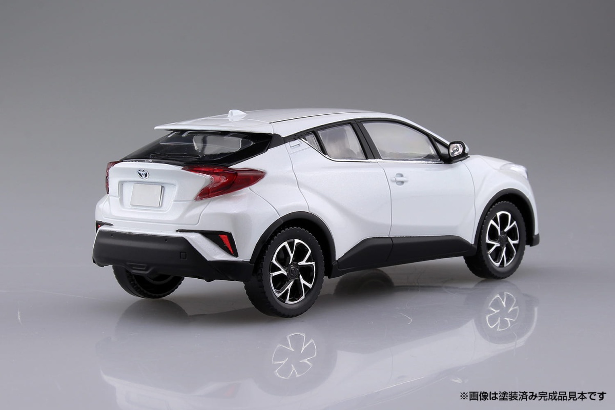 Zdjęcie dodatkowe produktu Toyota C-HR White Pearl SNAP KIT 1:32 Aoshima 056349