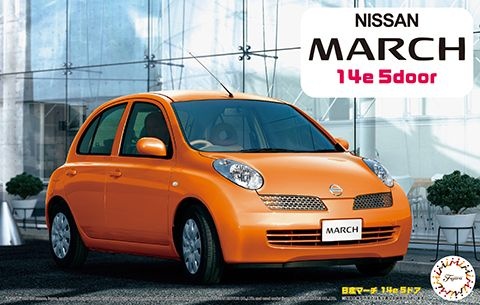 Zdjęcie główne produktu Nissan Micra (March) 14e 5d 1:24 Fujimi 046587