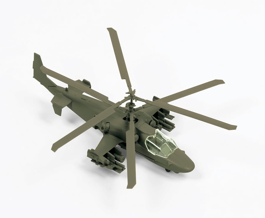 Zdjęcie dodatkowe produktu KA-52 Aligator Rosyjski śmigłowiec rozpoznawczy 1:144 Zvezda 7429