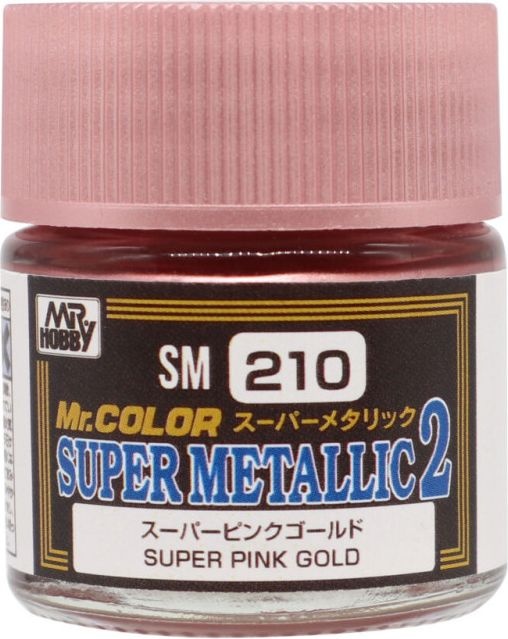 Zdjęcie główne produktu Mr. Hobby SM-210 Super Pink Gold farba 10ml Super Metallic 2