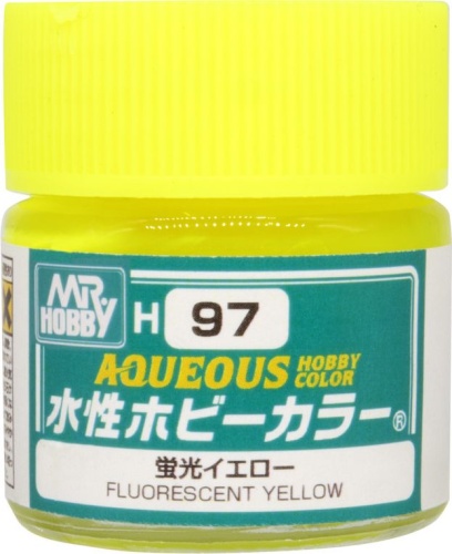 Mr. Hobby Color H097 Fluorescent Yellow farba 10ml błyszcząca H97
