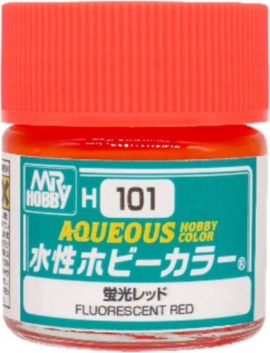 Mr. Hobby Color H101 Fluorescent Red farba 10ml błyszcząca