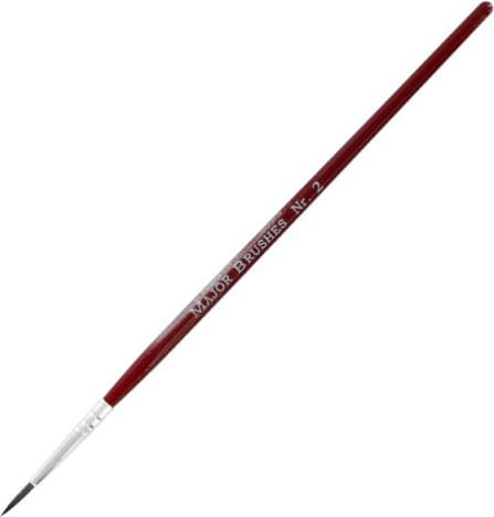 Pędzel naturalny okrągły 2 (Pure Sable) Modelcraft Shesto PPB2201-2