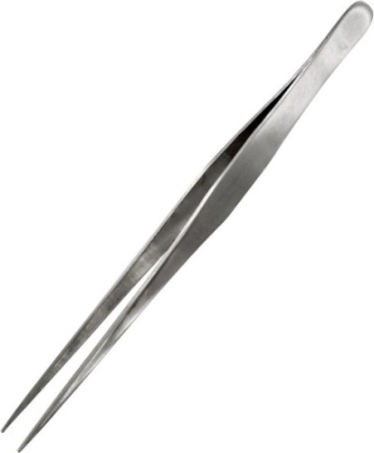 Pęseta ze stali nierdzewnej z prostą końcówką (175mm) Modelcraft Shesto PTW5350