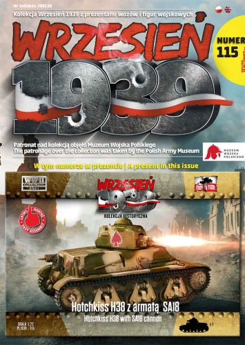Hotchkiss H38 z Armatą SA18 1:72 First To Fight PL115