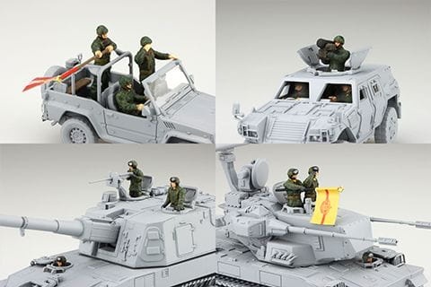 Zdjęcie dodatkowe produktu JGSDF Soldiers (for Car/Tank 1) 1:72 Fujimi 723426