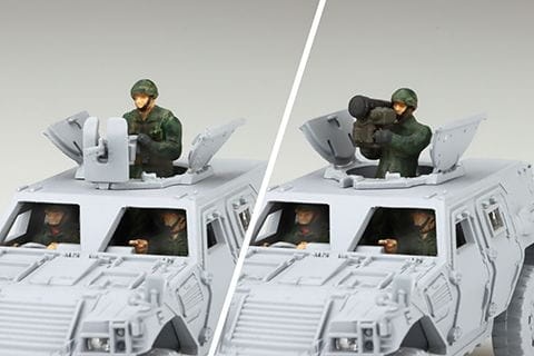 Zdjęcie dodatkowe produktu JGSDF Soldiers (for Car/Tank 1) 1:72 Fujimi 723426