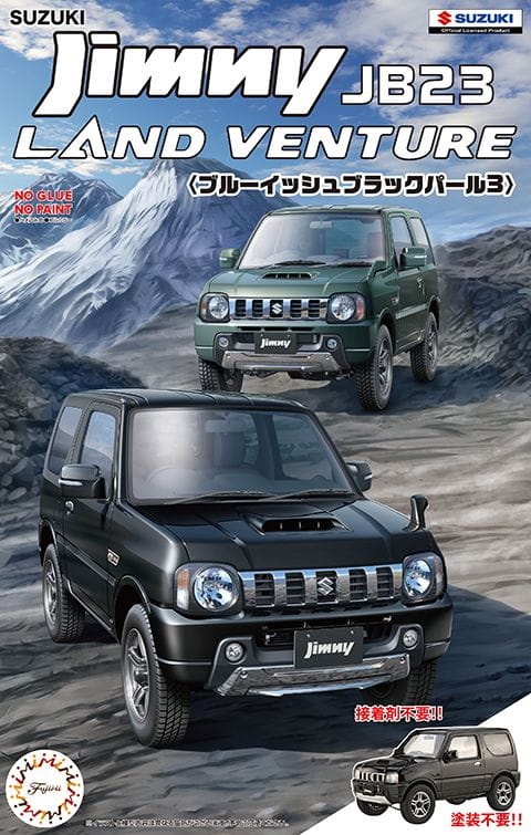 Zdjęcie główne produktu Suzuki Jimny JB23 Land Venture (Blueish Black Pearl 3) 1:24 Fujimi 066301
