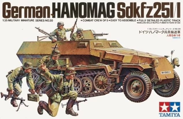 Zdjęcie główne produktu Sd.Kfz. 251/1 German Hanomag 1:35 Tamiya 35020