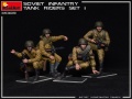 Zdjęcie dodatkowe produktu Soviet Infantry Tank Riders Set 1 1:35 MiniArt 35309