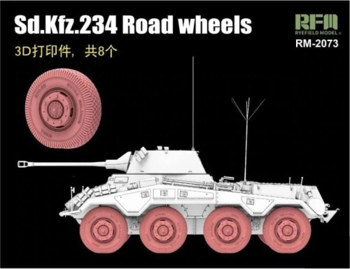 Koła do Sd.Kfz.234 (Road Wheels) 1:35 Rye Field Model 2073