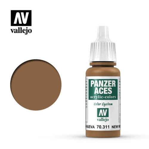Vallejo 70311 New Wood Panzer Aces Farba
