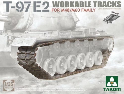 T-97E2 Workable Tracks for M48/M60 family 1:35 Takom 2163