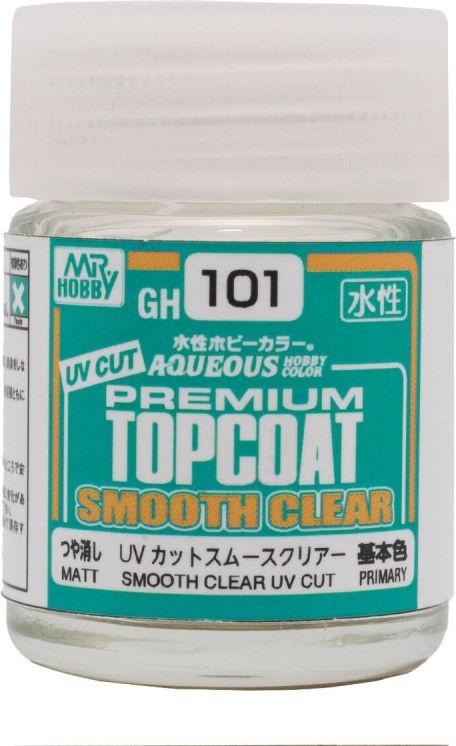 Zdjęcie główne produktu Mr. Hobby GH-101 Mr. Premium Top Coat Smooth Clear UV Cut (mat) GH101