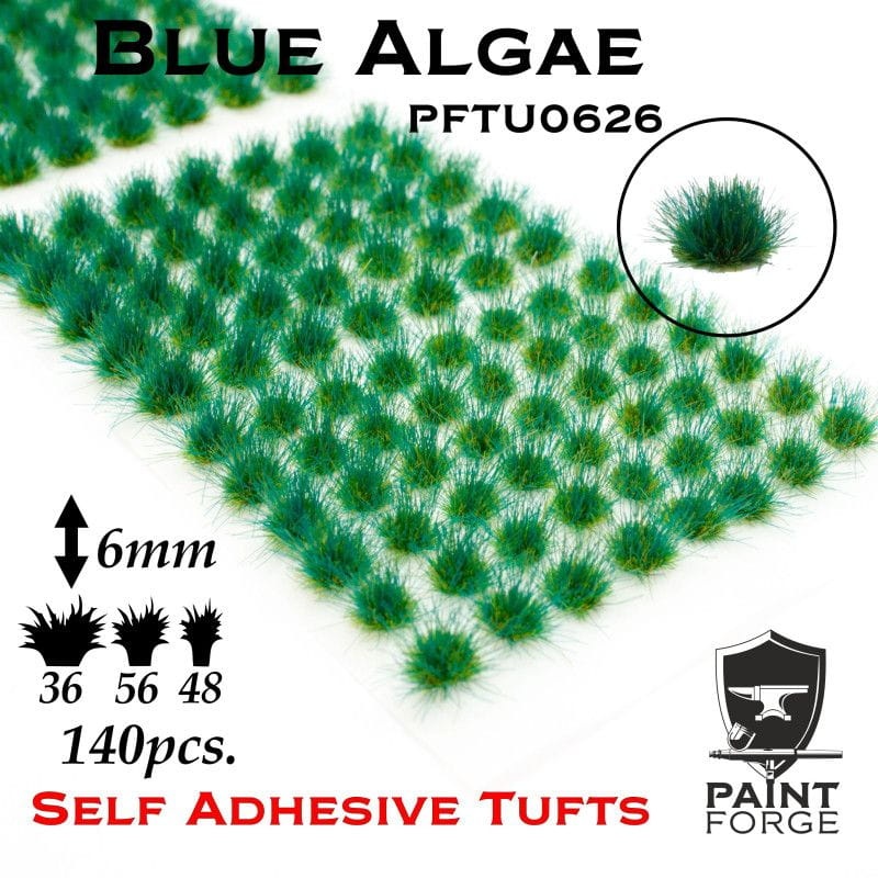 Zdjęcie główne produktu Blue Algae Tufts (6mm, 140szt) Paint Forge PFTU0626