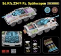 Zdjęcie dodatkowe produktu Sd.Kfz.234/4 Pz.Spahwagen with Full Interior 1:35 Rye Field Model 5118