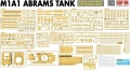 Zdjęcie dodatkowe produktu M1A1 Abrams Ukraine Update Version w/Workable Tracks 1:35 Rye Field Model 5120