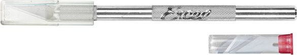 Zdjęcie główne produktu Nóż modelarski K1 (aluminiowa rękojeść) plus 5 ostrzy Excel E19001