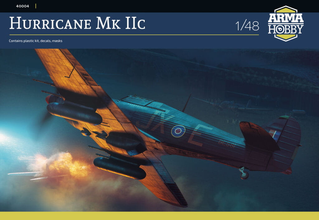 Zdjęcie dodatkowe produktu Hurricane Mk IIc 1/48 1:48 Arma Hobby 40004