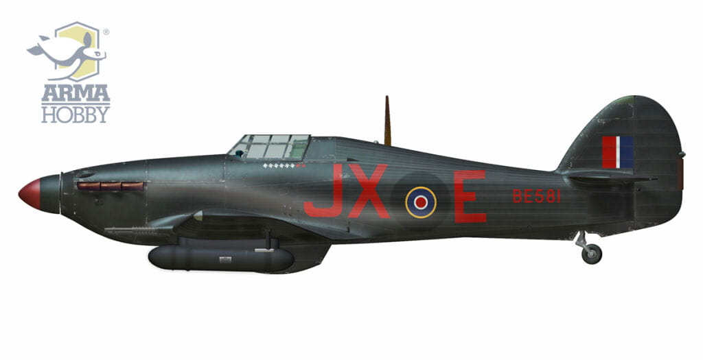 Zdjęcie dodatkowe produktu Hurricane Mk IIc 1/48 1:48 Arma Hobby 40004