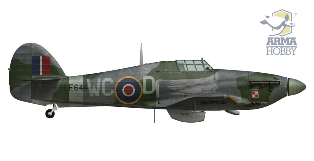 Zdjęcie dodatkowe produktu Hurricane Mk IIc 1/48 1:48 Arma Hobby 40004