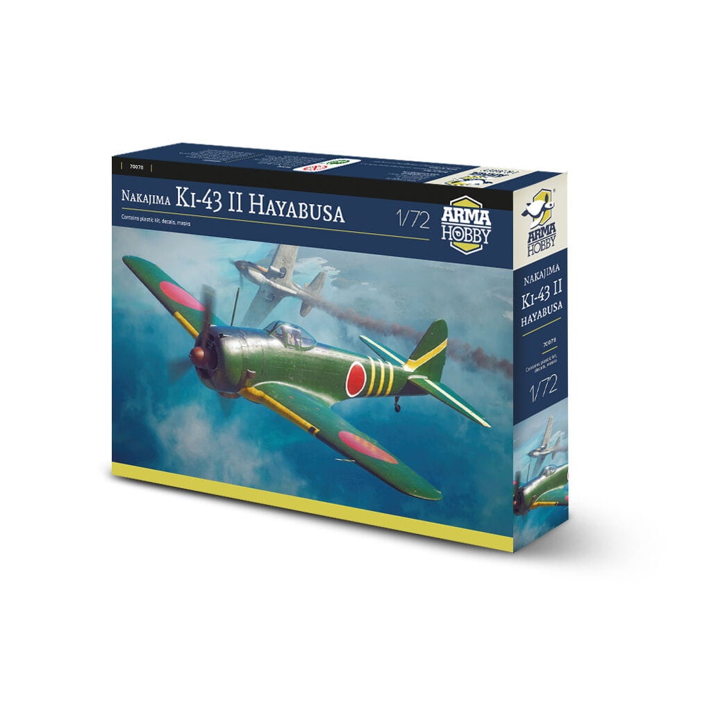 Zdjęcie główne produktu Nakajima Ki-43 II Hayabusa 1:72 Arma Hobby 70078