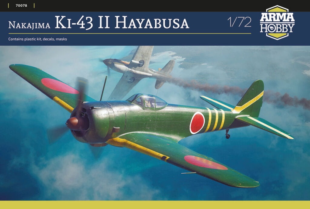 Zdjęcie dodatkowe produktu Nakajima Ki-43 II Hayabusa 1:72 Arma Hobby 70078