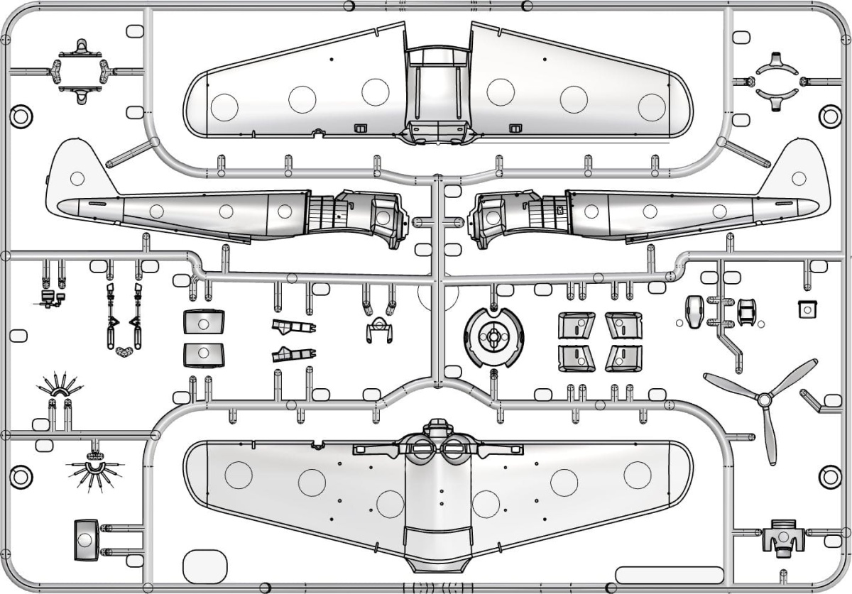 Zdjęcie dodatkowe produktu Nakajima Ki-43 II Hayabusa 1:72 Arma Hobby 70078