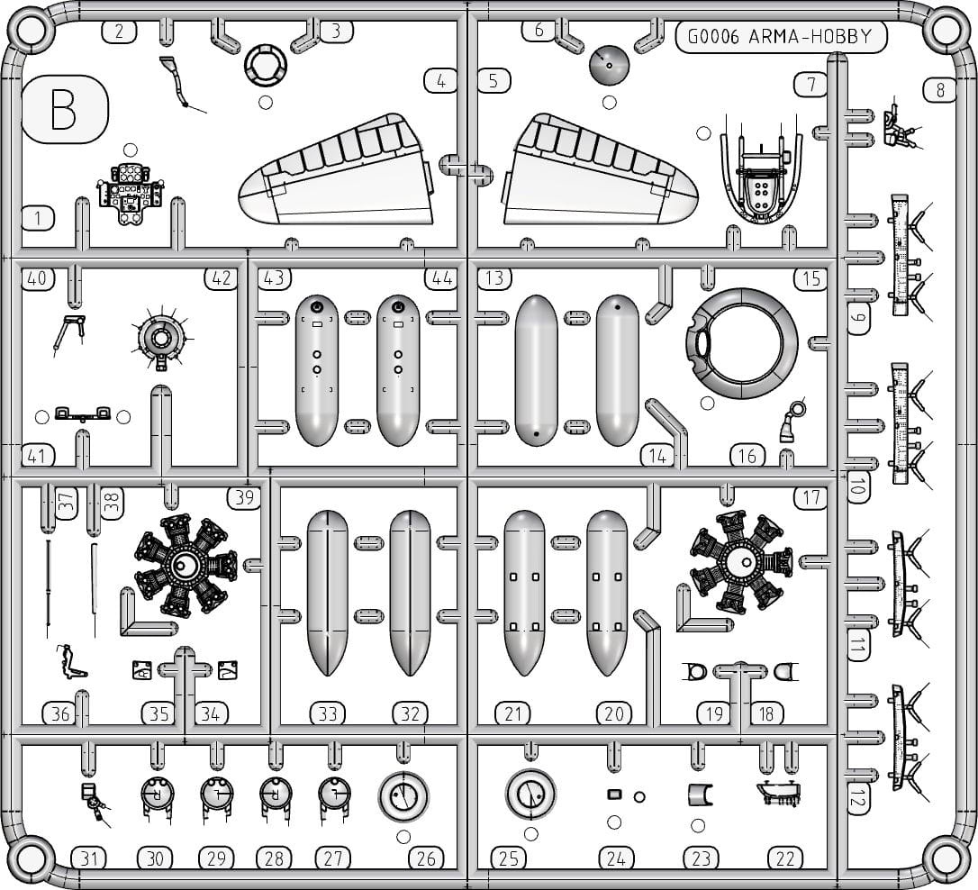 Zdjęcie dodatkowe produktu Nakajima Ki-43 II Hayabusa 1:72 Arma Hobby 70078