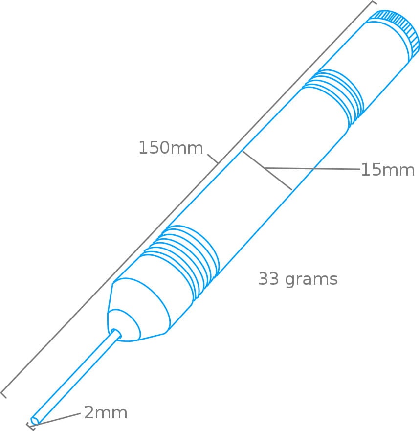 Zdjęcie dodatkowe produktu Pen grip pin pusher plus 100x mosiężne szpilki Modelcraft Shesto PPU8174G
