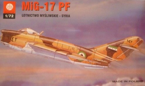 Zdjęcie główne produktu Mikoyan-Guriewitz Mig-17 PF Syryjskie Siły Powietrzne 1:72 Plastyk 024