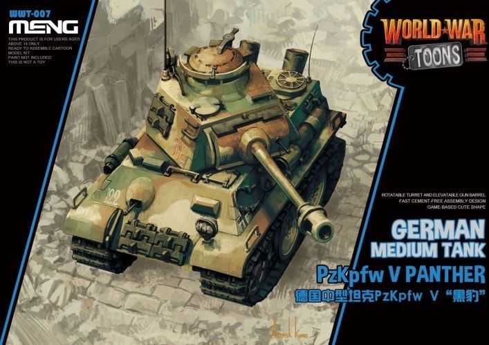 Zdjęcie główne produktu World War Toons PzKpfw V Panther German Medium Tank Meng WWT007