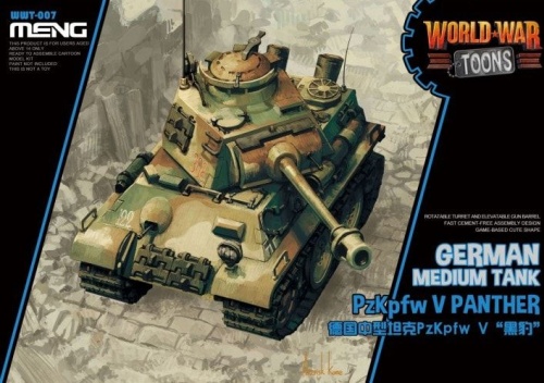 World War Toons PzKpfw V Panther German Medium Tank Meng WWT007