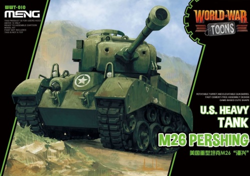 World War Toons M26 Pershing US Heavy Tank Meng WWT010