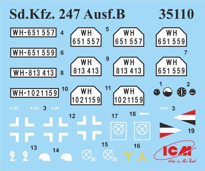 Zdjęcie dodatkowe produktu Pojazdy Opancerzone Wehrmachtu 1:35 ICM DS3525