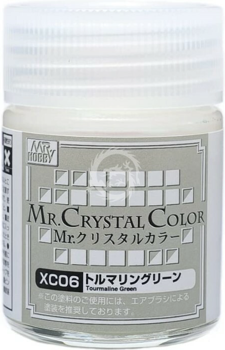 Zdjęcie główne produktu Mr. Crystal Color XC06 Tourmaline Green Mr. Hobby XC-06 farba 18ml