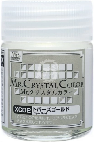 Mr. Crystal Color XC02 Topaz Gold Mr. Hobby XC-02 farba 18ml