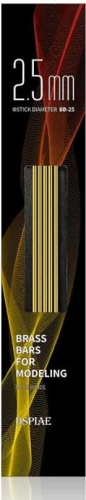 Pręt mosiężny śr. 2,5mm dł. 200mm (5szt) DSPIAE BB-25