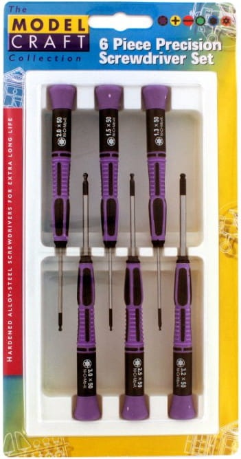 Zdjęcie dodatkowe produktu Zestaw wkrętaków kulistych (6szt) Modelcraft Shesto PSD1607