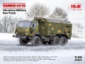 Zdjęcie główne produktu Kamaz-4310 Ukraińska wojskowa ciężarówka 1:35 ICM 35004