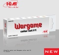 Zdjęcie główne produktu Zestaw farb akrylowych Wargame nr 1 (6x12ml) ICM 3076