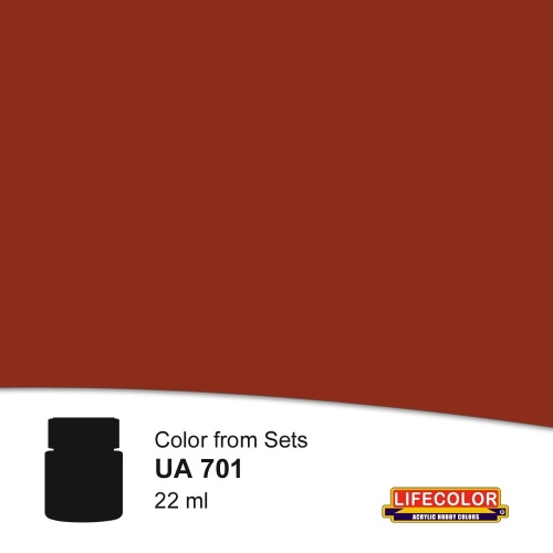 Rust Dark Shadow farba 22ml Lifecolor UA701