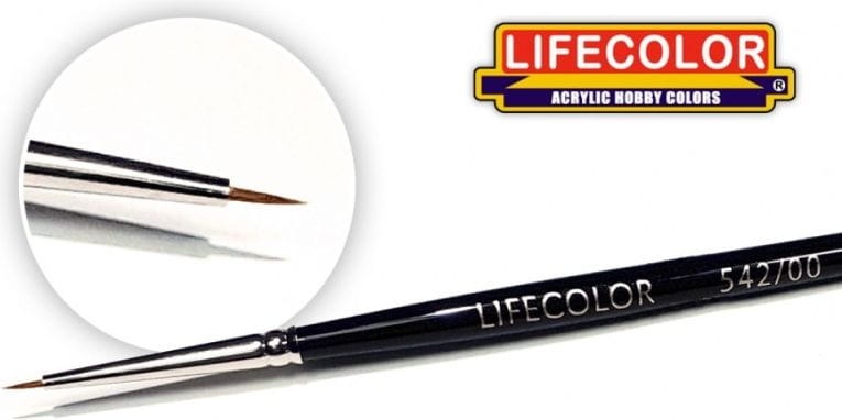 Zdjęcie główne produktu Pędzel okrągły naturalny 00 Lifecolor TA542-00