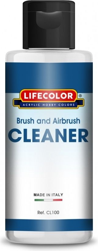 Zdjęcie główne produktu Płyn do czyszczenia pędzli i aerografu 100ml Lifecolor CL100